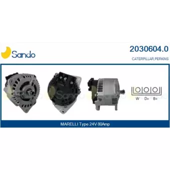 Alternateur SANDO OEM 3469825