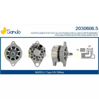 Alternateur SANDO OEM 4808268
