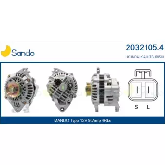Alternateur SANDO OEM MD149750