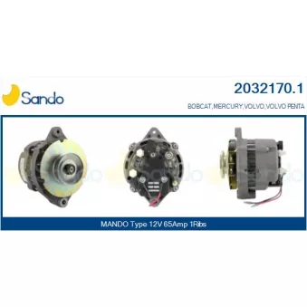 Alternateur SANDO OEM 805447T Alternateur SANDO OEM 805447T