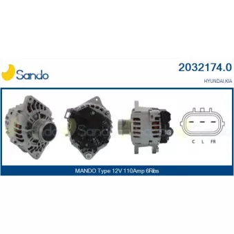 Alternateur SANDO OEM 373002B760