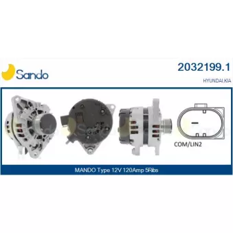 Alternateur SANDO OEM 373002A950