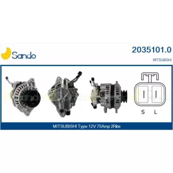Alternateur SANDO OEM MD306649