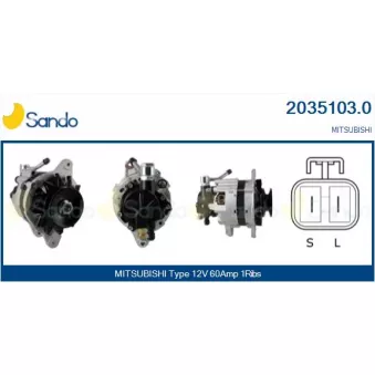 Alternateur SANDO OEM A2T10083