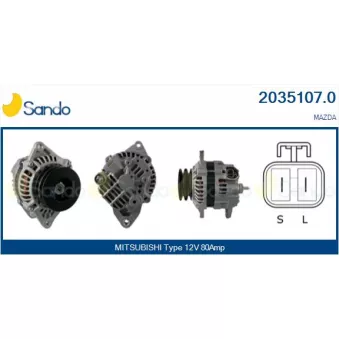 Alternateur SANDO OEM A002TA1099