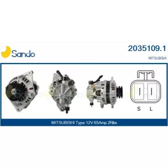Alternateur SANDO OEM A2TN0499