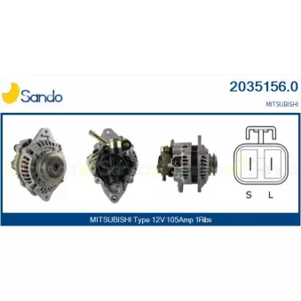 Alternateur SANDO OEM MD340511