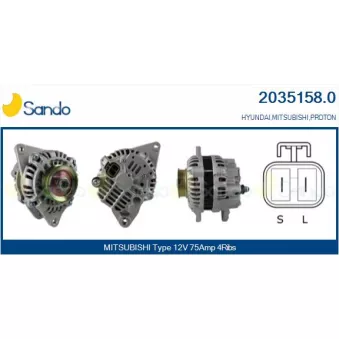 SANDO 2035158.0 - Alternateur