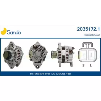 Alternateur SANDO OEM 23100DC000