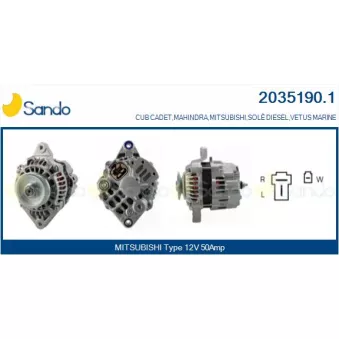 Alternateur SANDO 2035190.1