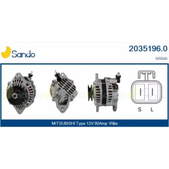 Alternateur SANDO OEM A3TB0771AM