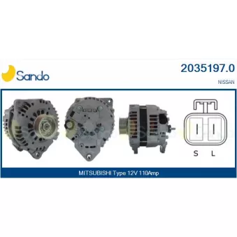 Alternateur SANDO 2035197.0