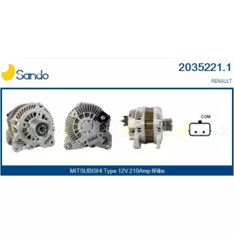 Alternateur SANDO OEM 8200660057