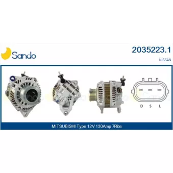 Alternateur SANDO OEM 23100EB33M