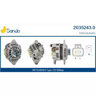 SANDO 2035243.0 - Alternateur