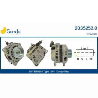 Alternateur SANDO OEM 1800A145