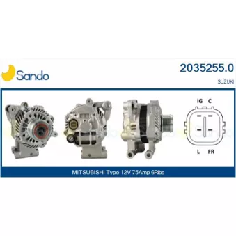 Alternateur SANDO OEM 3140078K20