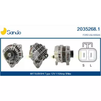 Alternateur SANDO OEM A4T02591