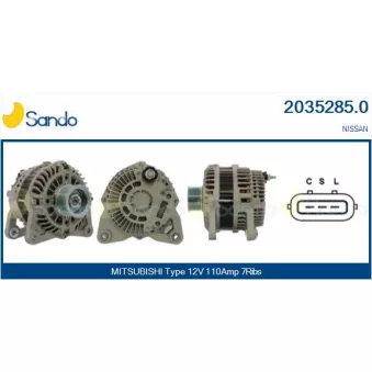 Alternateur SANDO OEM A002TJ0291ZE
