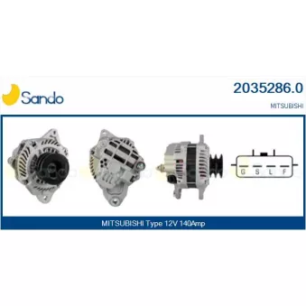 Alternateur SANDO OEM A003TG4579AM