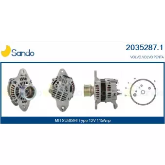 Alternateur SANDO OEM A3TR0092AM