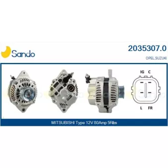 Alternateur SANDO 2035307.0
