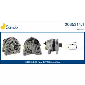 Alternateur SANDO OEM 231000024R