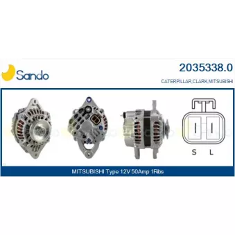 Alternateur SANDO OEM MD309721