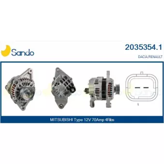 Alternateur SANDO OEM A001TA3792