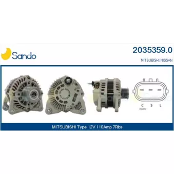 Alternateur SANDO OEM 231001KA1C