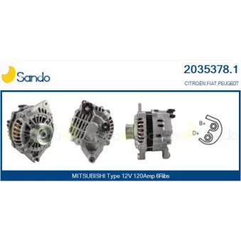 Alternateur SANDO OEM A4TA0091