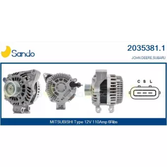 Alternateur SANDO OEM 23700AA721