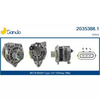 Alternateur SANDO OEM 23100JF01A