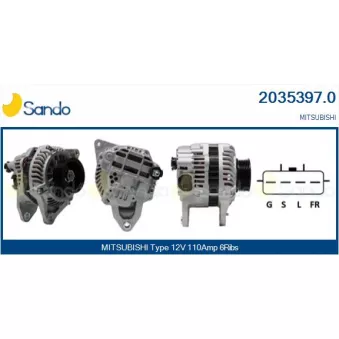 Alternateur SANDO OEM MN137847