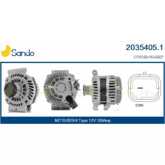 Alternateur SANDO OEM 9822789580