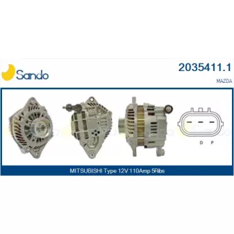 Alternateur SANDO 2035411.1