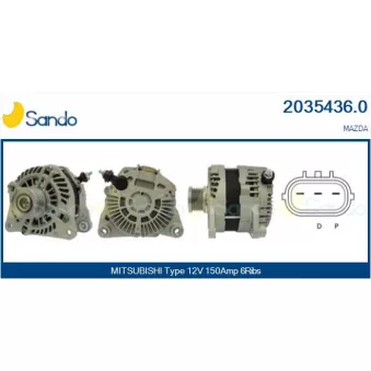 Alternateur SANDO OEM S55118300