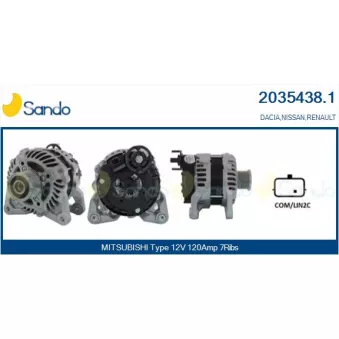 Alternateur SANDO OEM A5TE0181ZE
