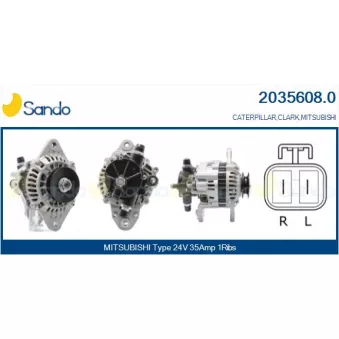 Alternateur SANDO OEM A3TN5883ZT