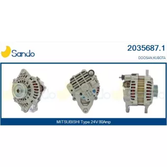 Alternateur SANDO OEM A003TA9091A