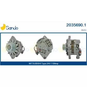 Alternateur SANDO OEM A009TU3387