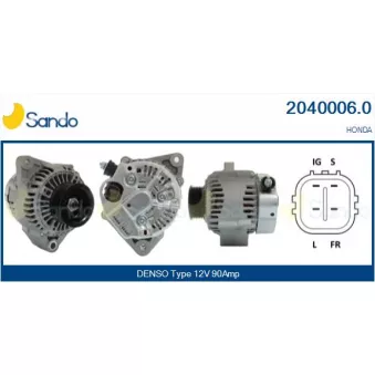 Alternateur SANDO 2040006.0