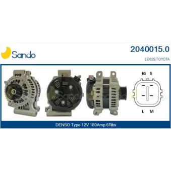 Alternateur SANDO 2040015.0
