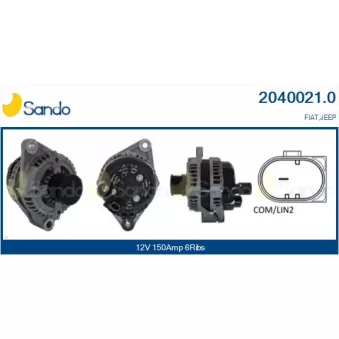 Alternateur SANDO OEM 52083170