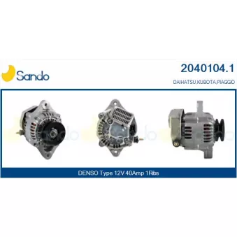 Alternateur SANDO OEM 2706087202