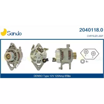 Alternateur SANDO OEM 56005686