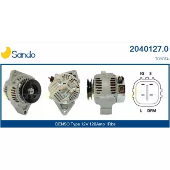 Alternateur SANDO OEM 2706027030