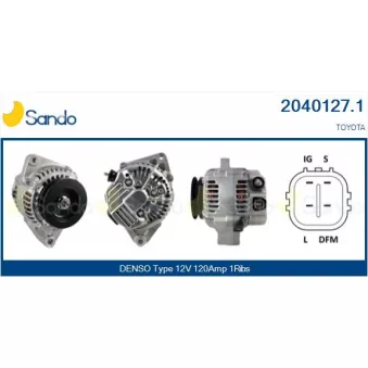 Alternateur SANDO OEM 2706027030