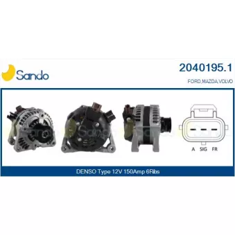 Alternateur SANDO OEM 31285593