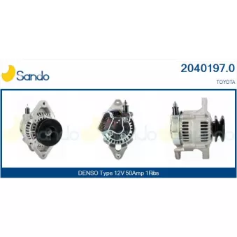 SANDO 2040197.0 - Alternateur